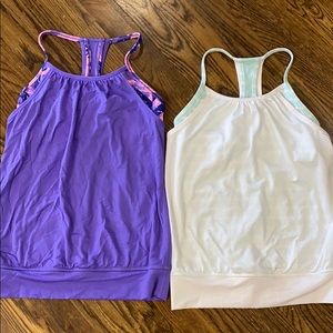 2 Ivivva tanks size 8 and size 10.